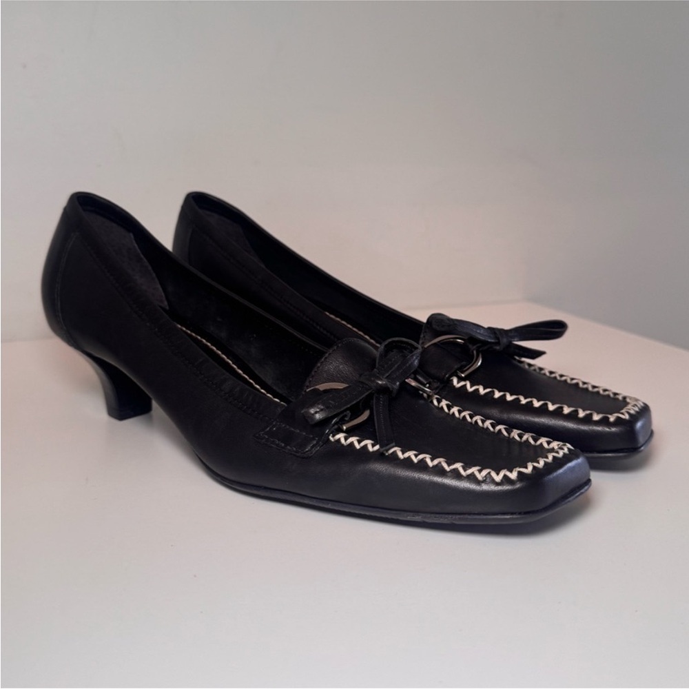 Vintage Franco Sarto Square Toe Pumps